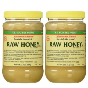Y.s. Eco Bee Farms Raw Honey - 22 Oz Jars (4 Count (22oz Each))
