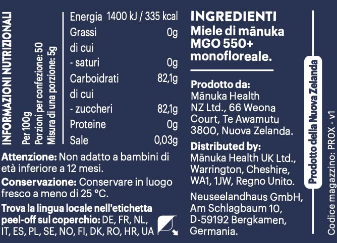 Manuka Honey MGO 573+, 250g/8.8oz - Image 3